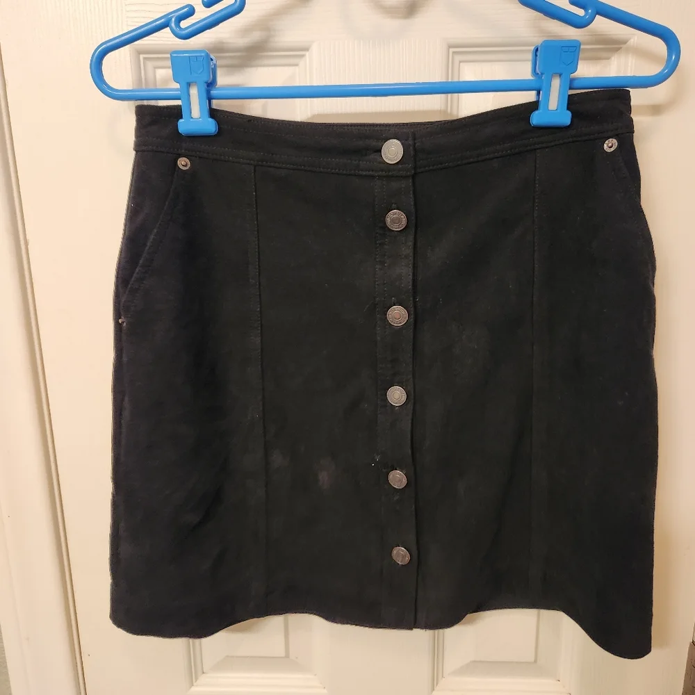Abercrombie & fitch faux suede skirt size M